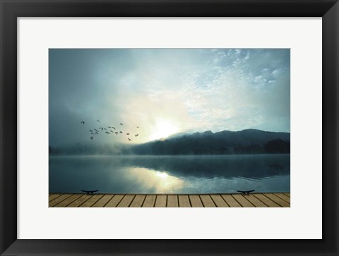 Framed Waterside Print