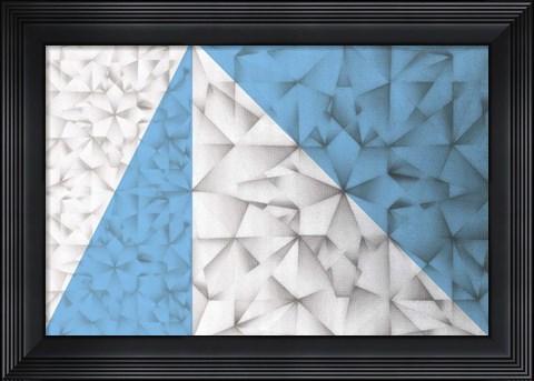 Framed Triangles Squared Print