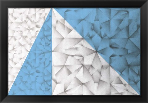 Framed Triangles Squared Print