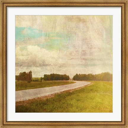 Framed Vintage Road Print