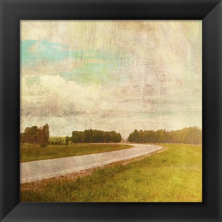 Framed Vintage Road Print