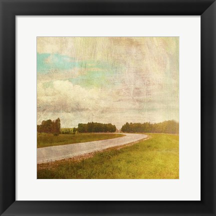 Framed Vintage Road Print