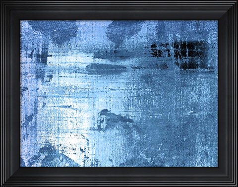 Framed Bleu Print