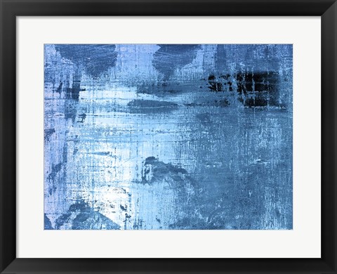 Framed Bleu Print