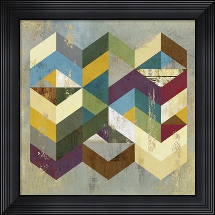 Framed Geometrics I Print