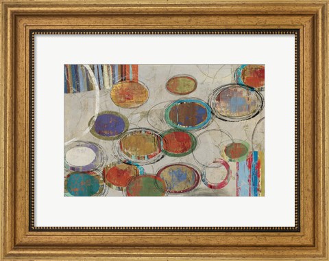 Framed Oval and Oval Print