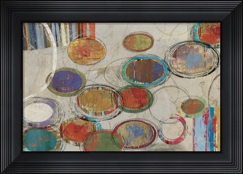 Framed Oval and Oval Print