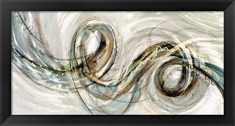 Framed Swirly Whirly II Print