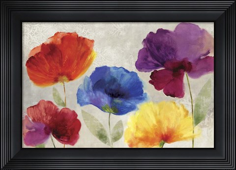 Framed Jewel Florals Print