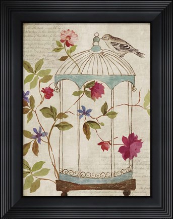 Framed Birds Escape Print