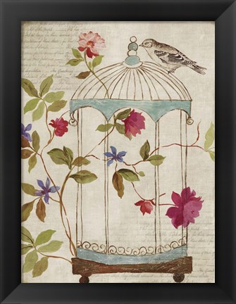 Framed Birds Escape Print