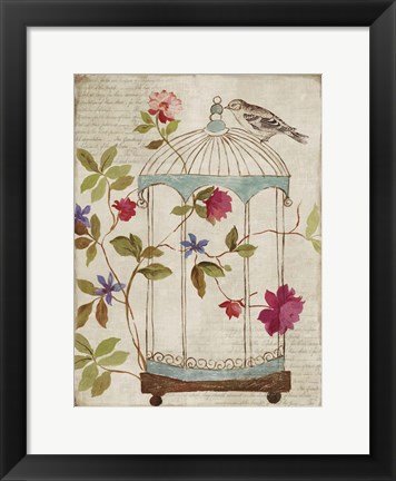 Framed Birds Escape Print