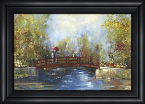 Framed Bridge Over the Water Print