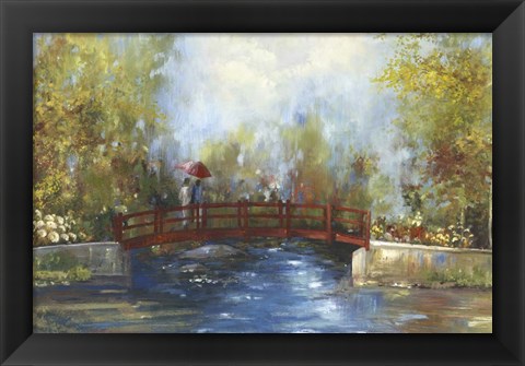 Framed Bridge Over the Water Print