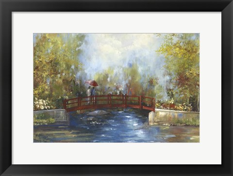 Framed Bridge Over the Water Print