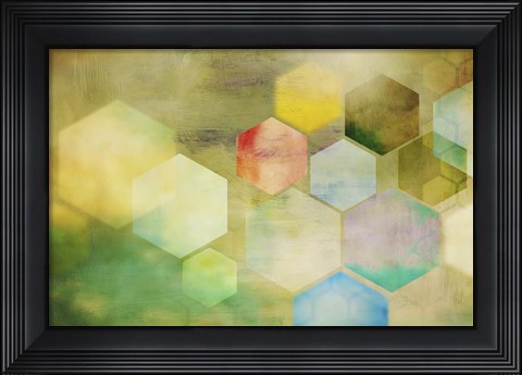 Framed Honeycomb I Print