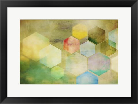 Framed Honeycomb I Print