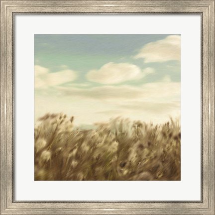 Framed Dandelion Field Print