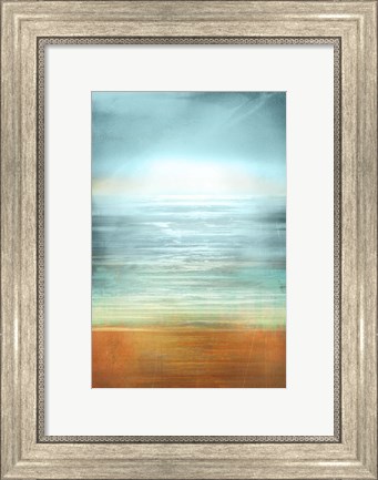 Framed Ocean Abstract Print