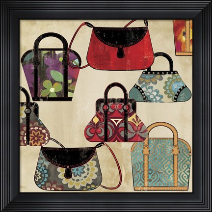 Framed Bag Pattern Print