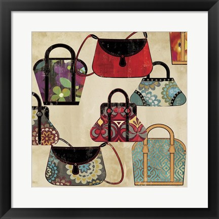 Framed Bag Pattern Print