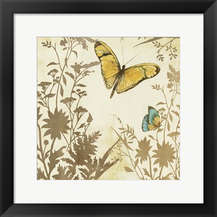 Framed Butterfly in Flight I Print