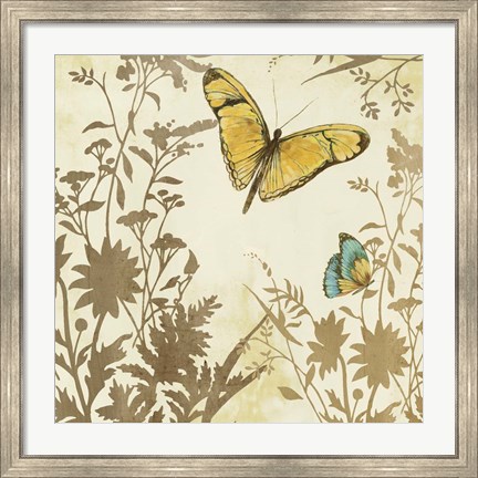 Framed Butterfly in Flight I Print