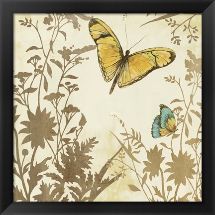 Framed Butterfly in Flight I Print