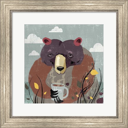 Framed Honey Bear Print