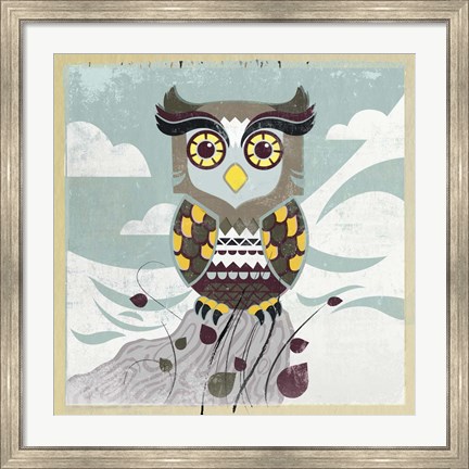 Framed Wise Owl Print