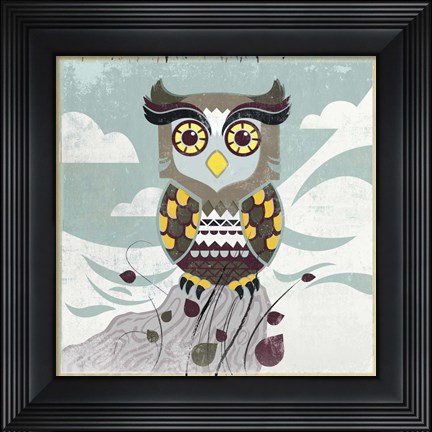Framed Wise Owl Print