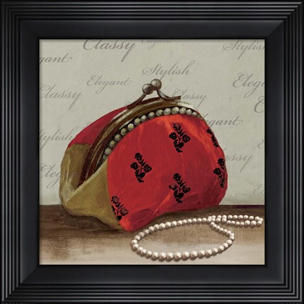 Framed Red Bag Print