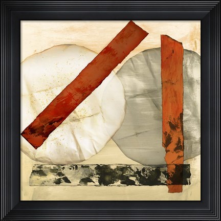 Framed Abstract Textures I Print