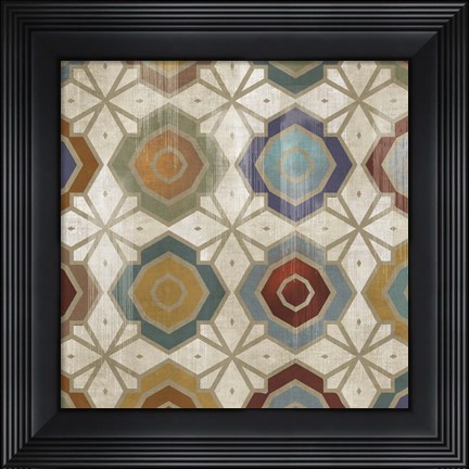 Framed Gallactica Tile III Print