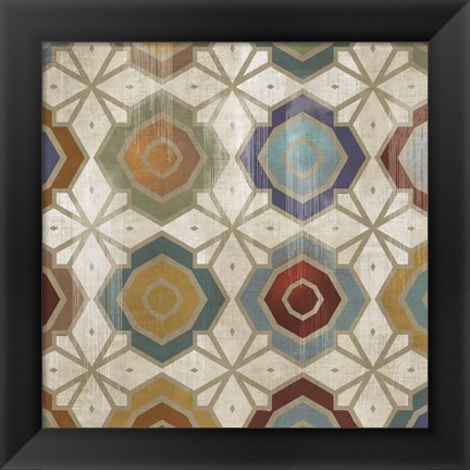 Framed Gallactica Tile III Print