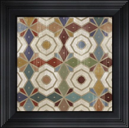 Framed Gallactica Tile IV Print