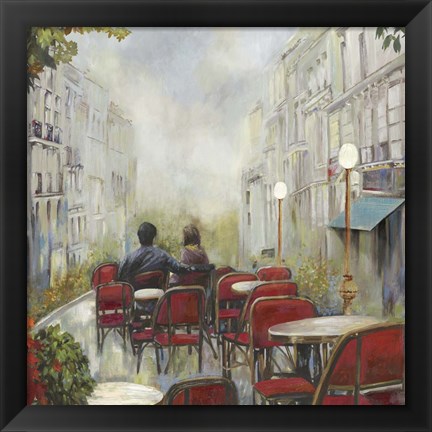 Framed Paris Cafe Print