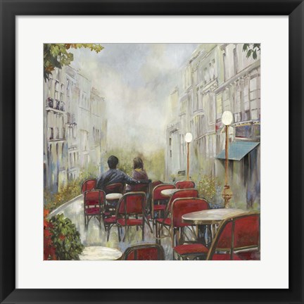 Framed Paris Cafe Print