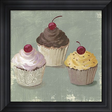 Framed Cupcakes Print