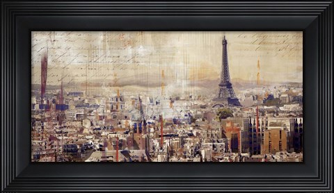 Framed City of Light Print