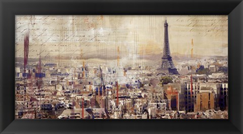 Framed City of Light Print