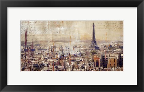 Framed City of Light Print