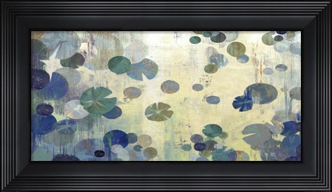 Framed Teal Lily Print