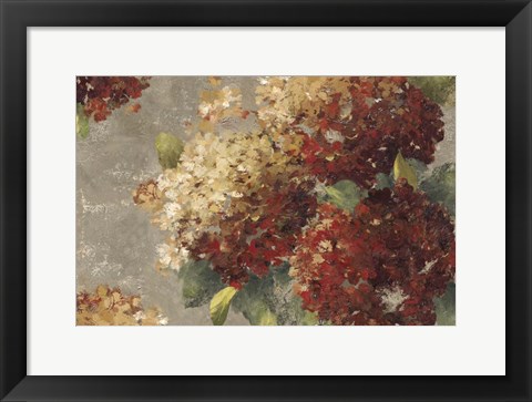 Framed Vintage Hydrangea Print