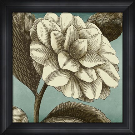Framed Slowdance Woodblock I Print