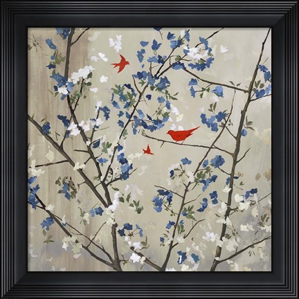 Framed Blue Glory Print