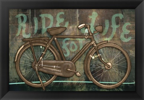 Framed Ride for Life Print
