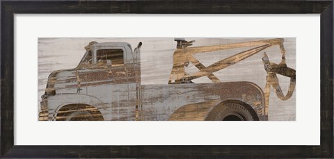 Framed Trucks Curve Print