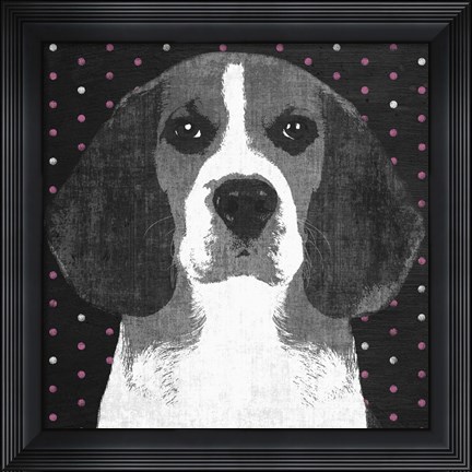 Framed Beagle Print