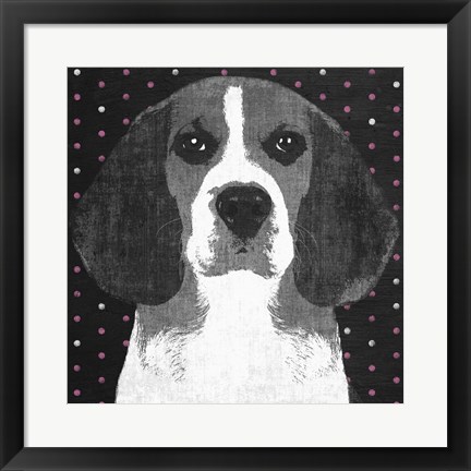 Framed Beagle Print